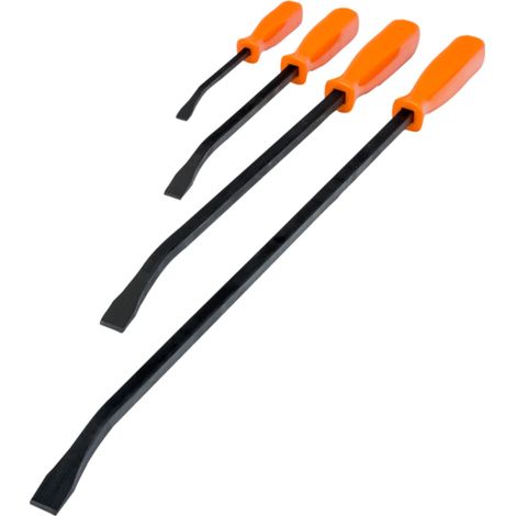 Bahco Hebeleisen-Satz mit Kunststoff-Griffen, flaches Ende, 640 mm