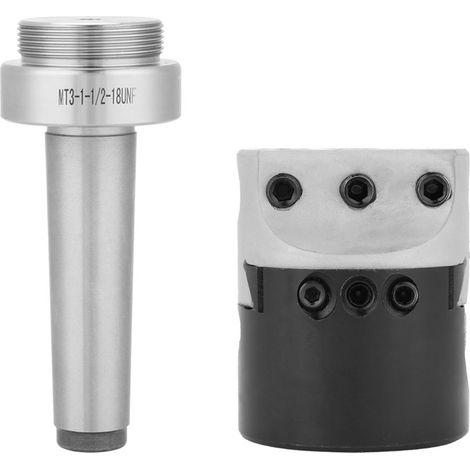 Adaptateur d'arbre de fraisage à pince conique MT3 M12 pour tour de 2 pouces (1/5)