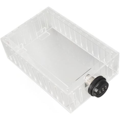 Boîte de verrouillage de Thermostat, grande protection transparente universelle pour codage mural. (1/5)