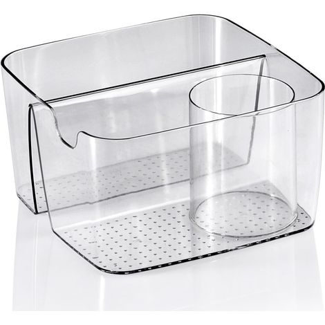 Organizer contenitore porta oggetti da tavolo alto ufficio bagno cucina