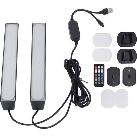 Barre lumineuse LED intelligente avec contrôle à distance via application, rétroéclairage TV RGB à couleurs changeantes, modes scène et musique. (1/5)