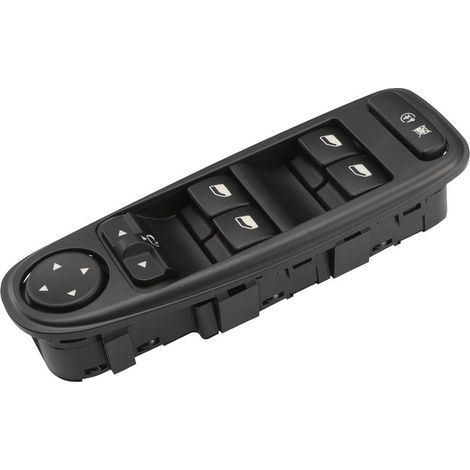 Commande Leve Vitre C4, Panneau de Contrôle Fenêtres Gauche 6554.YH Commutateur Interrupteur Bouton pour Citroen C4 Grand Picasso 96639383ZD (1/5)