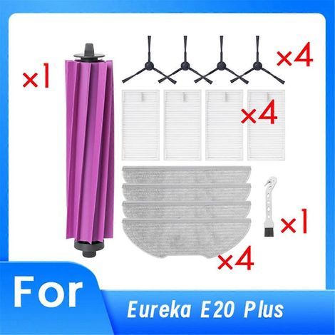 Vacuum Cleaner Accessories Roller Side Brush HEPA Filter Mop Pad-- (1/4)