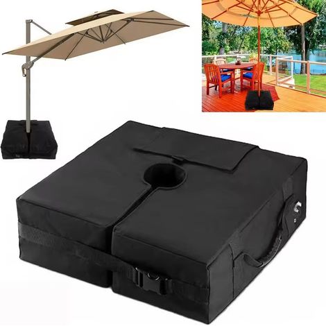 TRADE SHOP - Borsa Per Base Ombrellone Da Giardino Staccabile Quadrato Ampia Apertura Maniglie 020682 - (1/5)