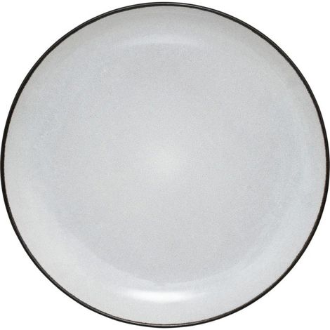 Lot de 6 Assiettes Plates "Diane" 27cm Beige (1/3)
