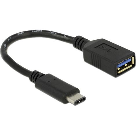 Delock USB 3.2 Gen 1 (USB 3.0) Adapter [1x USB-C® Stecker - 1x USB 3.2 Gen 1 Buchse A (USB 3.0)] 656 (1/2)