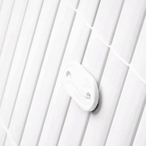 Lot de Fixation PVC blanc, Attaches pour Brise-Vue, kit de Fixation pour Pare-Soleil, 26 pièces