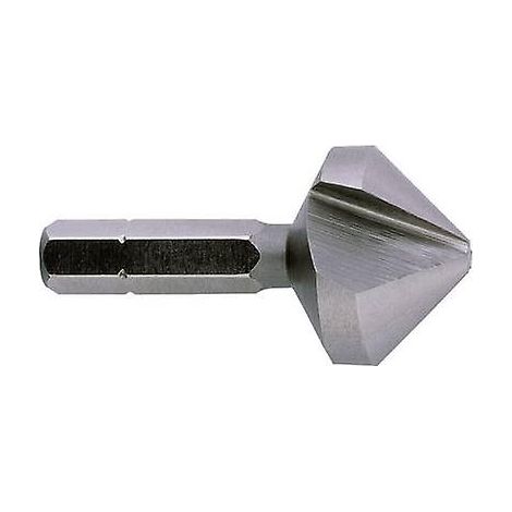 Tête d'immersion conforme à la norme DIN 335 Forme C · Entraînement à tige de 6,3 mm Changement d'outil rapide · 3 coupes.