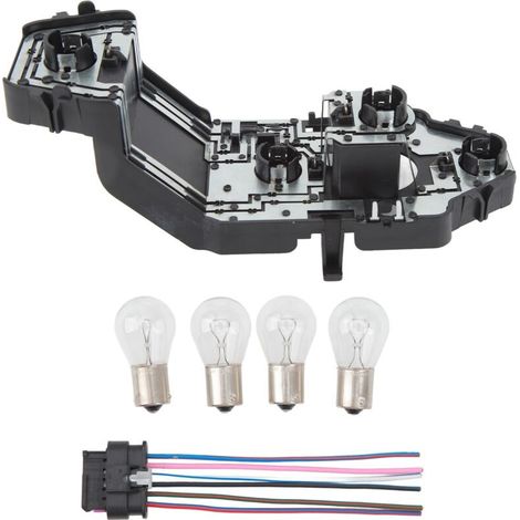 Douille d'ampoule de feu arrière – Câblage 6 fils – Matériau ABS et cuivre – Compatible Cooper F55 F56 F57 – Ensemble avec 4 ampoules - 63217361305 (1/5)