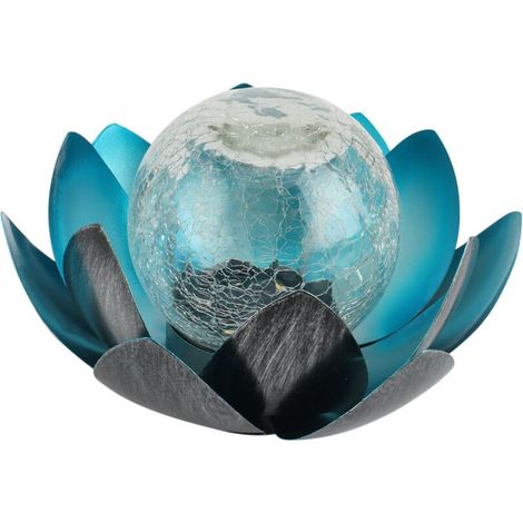 Lampe solaire Lotus pour jardin, éclairage de jardin étanche, éclairage paysager, éclairage de jardin, éclairage de hockey sur glace, flash B (1/5)