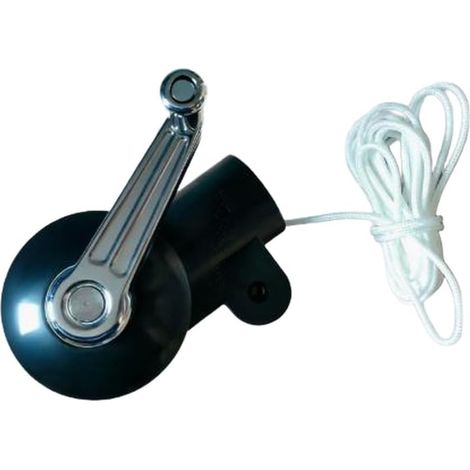 Poignée de rechange pour parasol de terrasse, accessoire pour parasol en porte-à-faux et poteau central, jardin, plage, terrasse, parapluies en plastique noir, design à bascule (1/5)