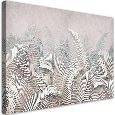 Quadro su tela, Foglie di palma 3D - 60x40 (1/5)