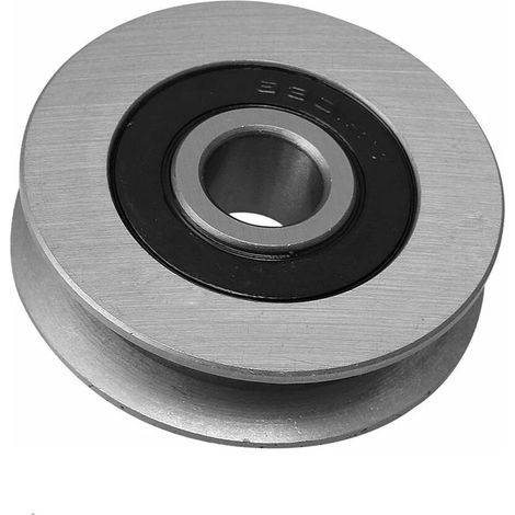 Poulie à câble en acier inoxydable 50 × 13 mm – Capacité de charge maximale 512 kg – À roulement à billes pour applications industrielles – Installation rapide et facile
