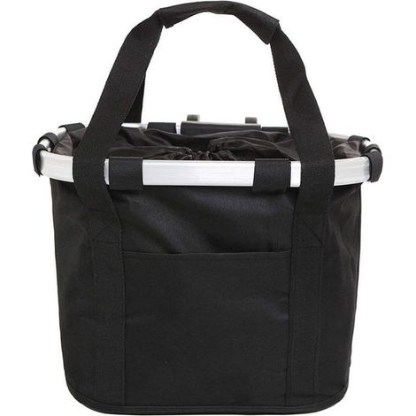 Panier pour vélo pliant, panier avant en aluminium, sac pour vélo pliant, accessoires pour VTT (1/2)
