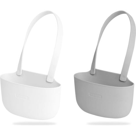 BEBUSINGOTO Sacs Suspendus De Vidange, 2 Pièces, Accessoires De Cuisine, Panier Suspendu D'Évier, Accessoires De Rangement De Cuisine, Accessoires De Rangement D'Évier (1/5)