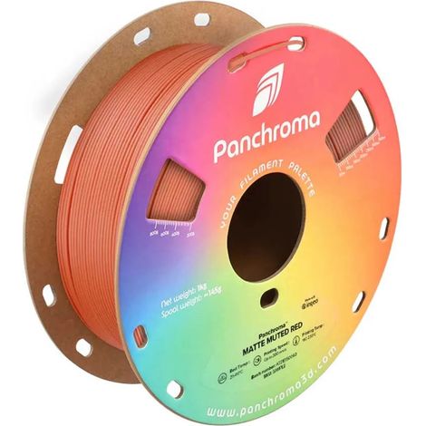 3D-Druckerfilament Polymaker panchroma matte muted PLA 1kg rot (1/2)