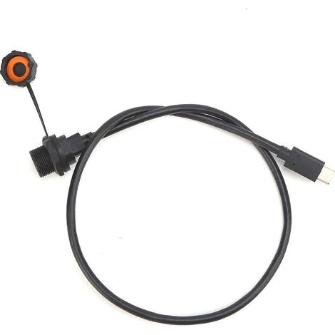 Connecteur étanche IP67 de type C (femelle/mâle) avec réceptacle de câble E10TPCTFF/TPCAM (0,5 mètre) 0,5 mètre (1/4)