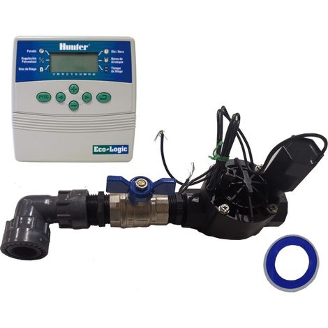 Sistema de Riego Automático para JardÃn de 1 Zona Programador ELC401 Electroválvula Rain Bird HV 1" 24V (1/3)