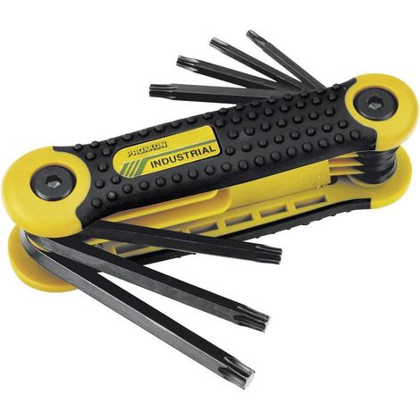 Proxxon Industrial 23 954 Juego de llaves TORX metálicas 8 piezas