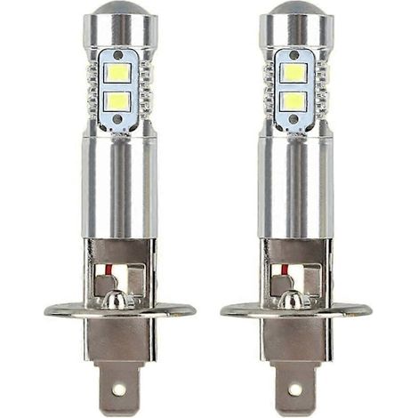 H1 LED-Scheinwerferlampen-Umrüstsatz (2 Stück) – Fernlicht, Abblendlicht und Nebelscheinwerfer, 100 W, 6000 K, hellweiß – Ersatzset für AquaForge