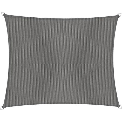 Voile d'ombrage pour Balcon Cannes, Rectangulaire Anthracite, 100% Polyester recyclé  2,7 x 1,4 m, 150 g/m² Protection Solaire pour Balcon (1/5)