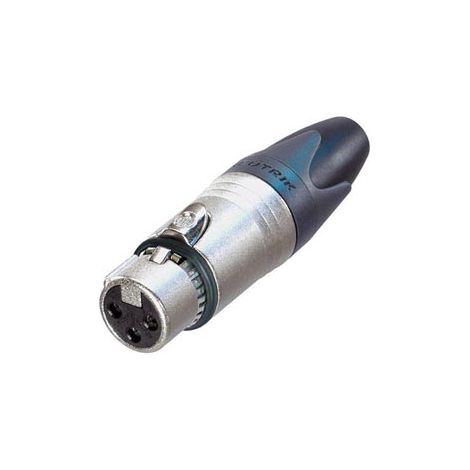 - CONECTOR AÉREO XLR HEMBRA - 3 PINES - CONEXIÓN CONTRA EL RUIDO Y LAS INTERFERENCIAS