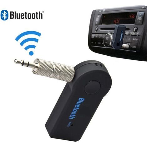 Récepteur audio sans fil - Bluetooth - 3.5mm - HD Microphone - Compatible smartphones - Plastique (1/4)