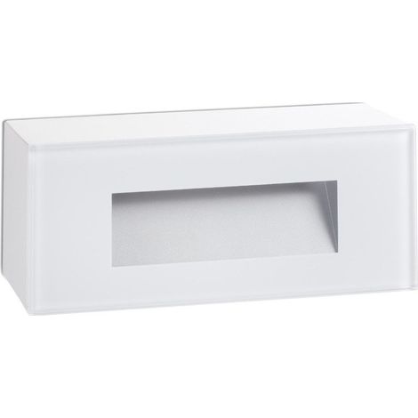 Faro Dart Einbauwandleuchte Mattweiß IP65 3000K