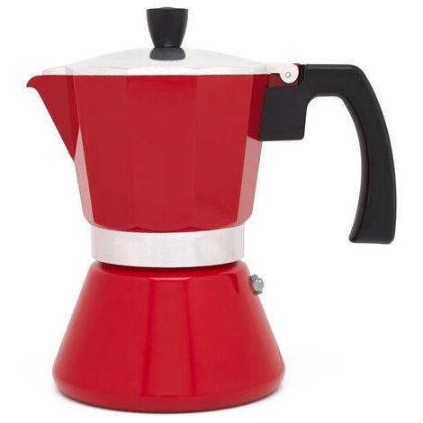 Leopold Vienna LV113007 cafetera manual Cafetera italiana 0,31 L Rojo (1/2)