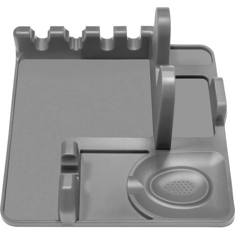 Soporte Para Utensilios Y Tapas De Ollas, Soporte De Tapa De Olla De Silicona, Soporte Para Espátula, Organizador De Cocina De Silicona, Diseño Multifuncional Para Almacenar