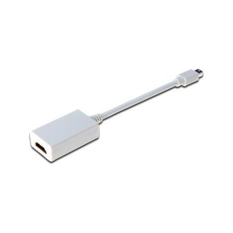 Adaptador de vídeo - DIGITUS - Mini DisplayPort 1.1a a HDMI - Doble blindaje - 15cm (1/4)