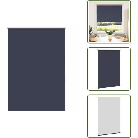 vidaXL Verdunkelungsrollo Marineblau 90x175cm Stoffbreite 85,7 cm (1/5)