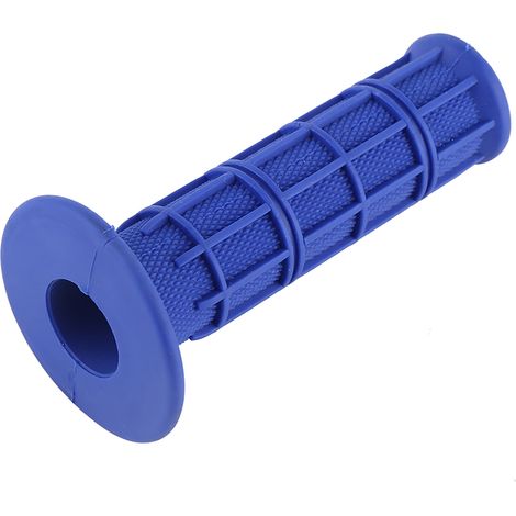 1 Paire de Poignées Moto Universelles en Silicone Bleu pour Guidon 22/25mm (7/8") (1/5)