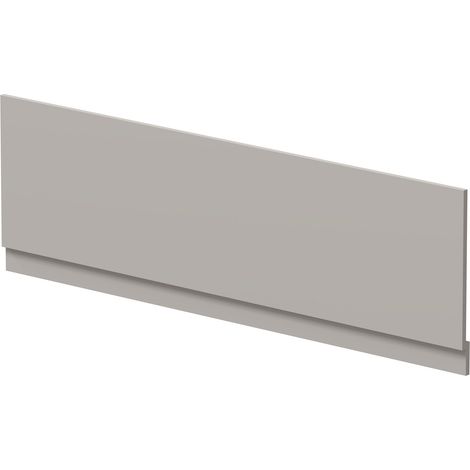 Hudson Reed MFC Straight Bath Front Panel and Plinth 560mm H x 1800mm W - Pebble Grey (1/2)