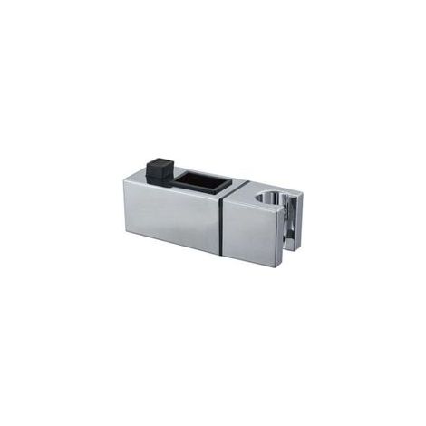 Duschkopfhalterung – Quadratische Duschkopfhalterung – Standard – 30 x 15 mm – Duschkopfhalterung aus verchromtem ABS – Crezuo