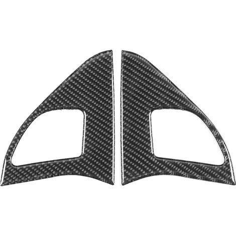 2 Garnitures de cadre en fibre de carbone pour haut-parleurs de porte intérieure gauche/droite, compatibles Mitsubishi Lancer GTS 2008-2016 (1/5)