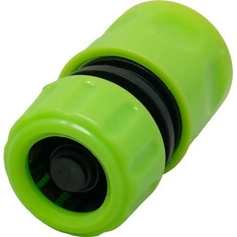 Dapetz ® 1/2" Hose Pipe Connector Female To 1/2" Compression With Water Stop Quick Connector ABS Plastic Garden Pipe Adaptor For Agriculture, Lawn, Garden Irrigation (1/5)