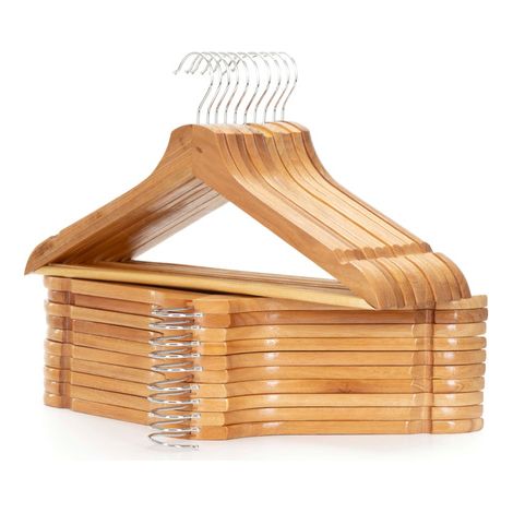 Ganchos de ropa de madera, 20 piezas. (1/5)