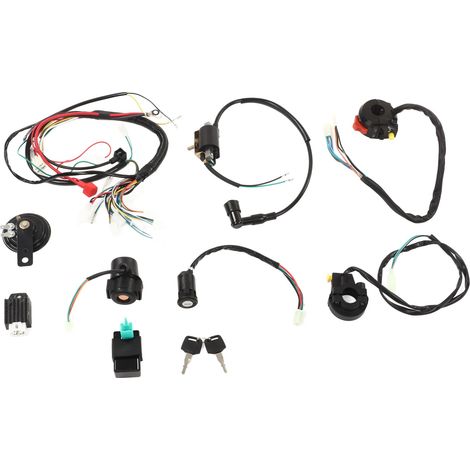 Faisceau de câblage moteur à démarreur électrique haute performance universel pour dirt bike PIT PRO TRAIL 50 à 150cc (1/5)