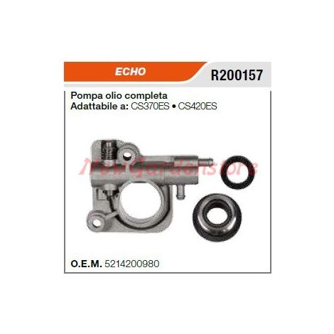 Pompa olio ECHO motosega CS370ES 420ES R200157