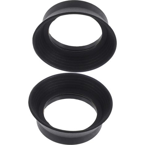 Couvre-Oculaires en Caoutchouc 2 Pièces pour Microscope Stéréo Protection Souple Anti-Éblouissement Accessoires De Laboratoire 1.65X1.26X0.55 Pouces (1/5)