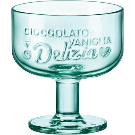 BORMIOLI copas helado 28 cl graphica green , Caja 6 copas helado 28 cl Graphica GreenFabricada en vidrio de alta calidadApto para lavavajillasFabricada en vidrio templa (1/2)