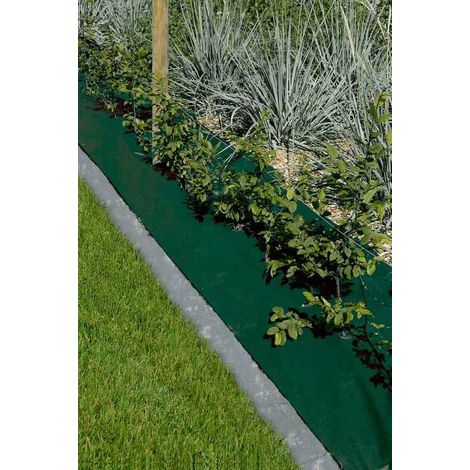NORTENE Feutre de paillage "Antiherbas Geotex" vert/noir - 1,60 x 10 m (1/2)