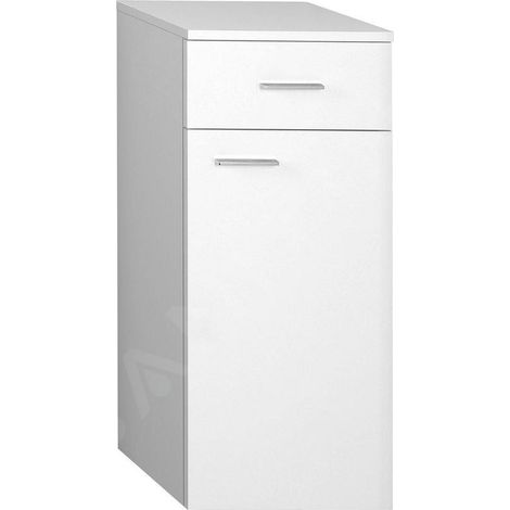 ZOJA/KERAMIA FRESH Meuble de rangement 35x78x29cm, blanc (1/2)