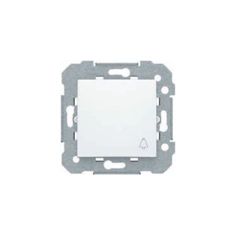 Bouton logo cloche blanche BJC Viva 23516-1