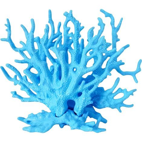 Resin Coral Decoration, Realistic Design, Fish Hiding Place, Small to Medium Aquarium (1/3)
