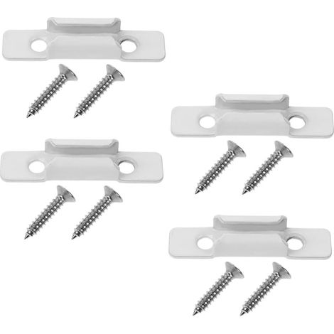 4pièces Verrous De Fenêtre De Zinc Blancs De Remplacement Pour Fenêtres Coulissantes Accessoires De Sécurité Lot De Verrous De