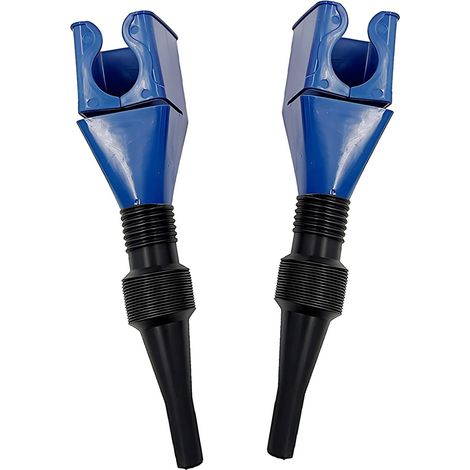 Entonnoir huile moteur entonoir, Lot de 2 entonnoir flexible, antonoire essence voiture entonnoir carburant, entonnoir plastique pour voiture et huile domestique (1/5)