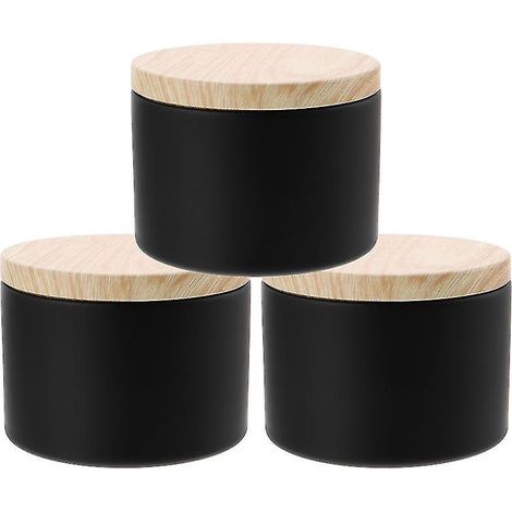 Lot de 3 pots à bougies vides