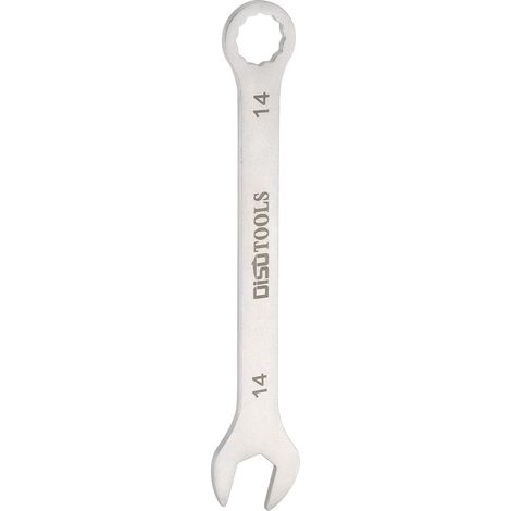 Clé Combinée Fine Métrique 14mm Boîte À Décalage Ton Argenté (1/5)
